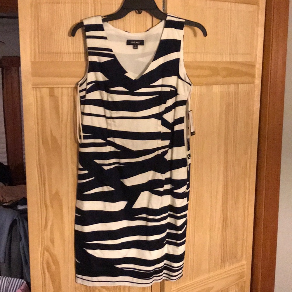 NWT Nine West Striped Dress